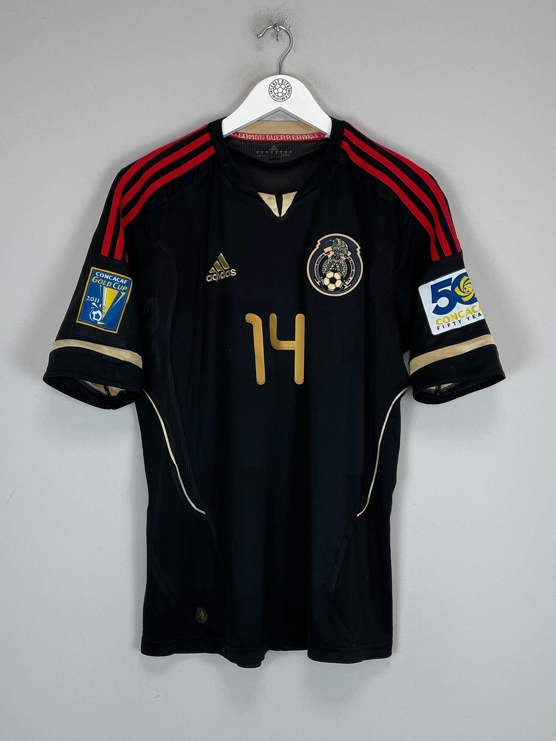 Shop 2011/12 MEXICO CHICHARITO #14 AWAY SHIRT (M) ADIDAS, classic football shirts, vintage football shirts & retro soccer jerseys at Cult Kits