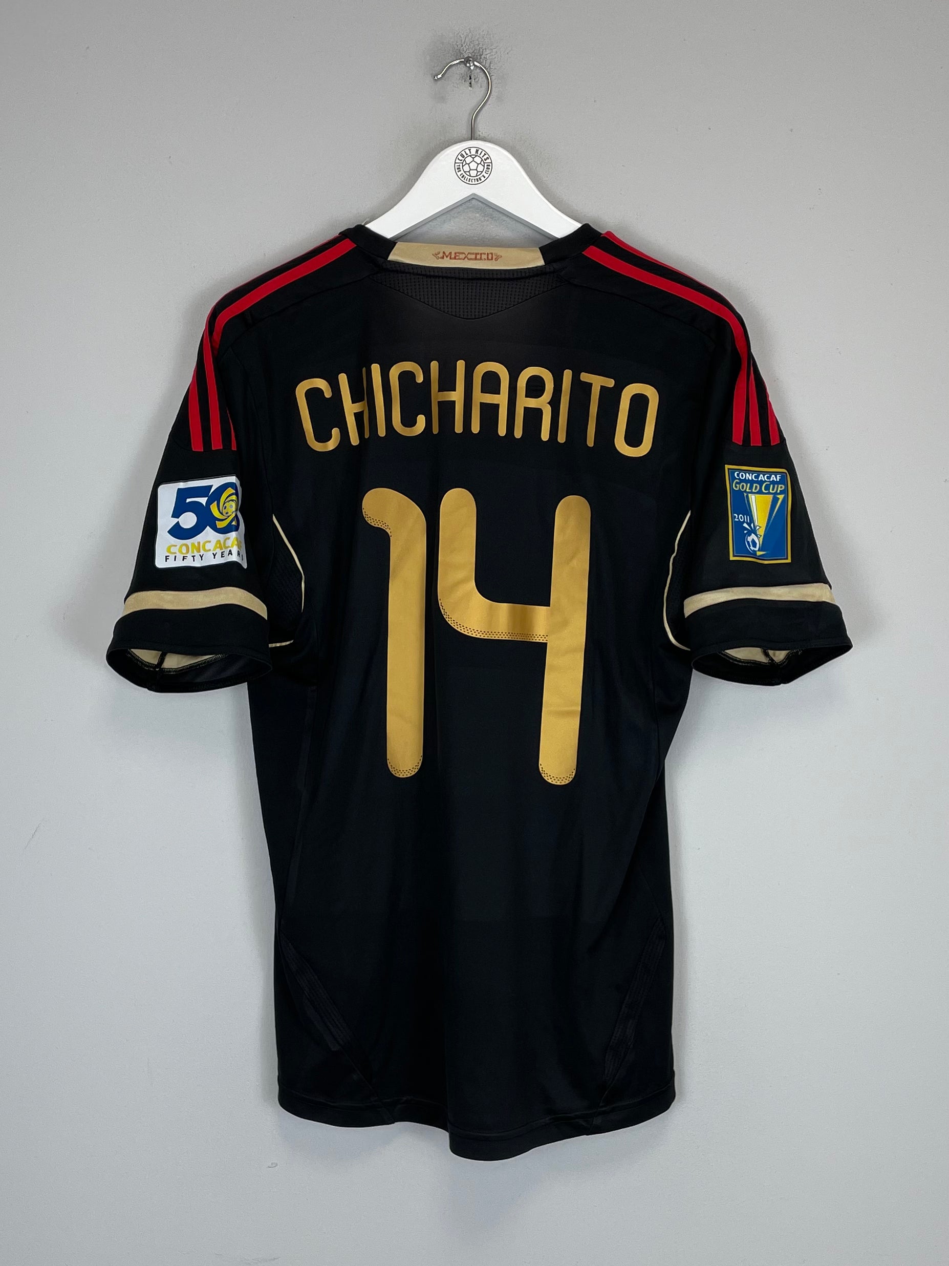 Shop 2011/12 MEXICO CHICHARITO #14 AWAY SHIRT (M) ADIDAS, classic football shirts, vintage football shirts & retro soccer jerseys at Cult Kits
