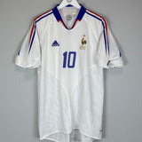 2004/06 FRANCE ZIDANE #10 AWAY SHIRT (L) ADIDAS