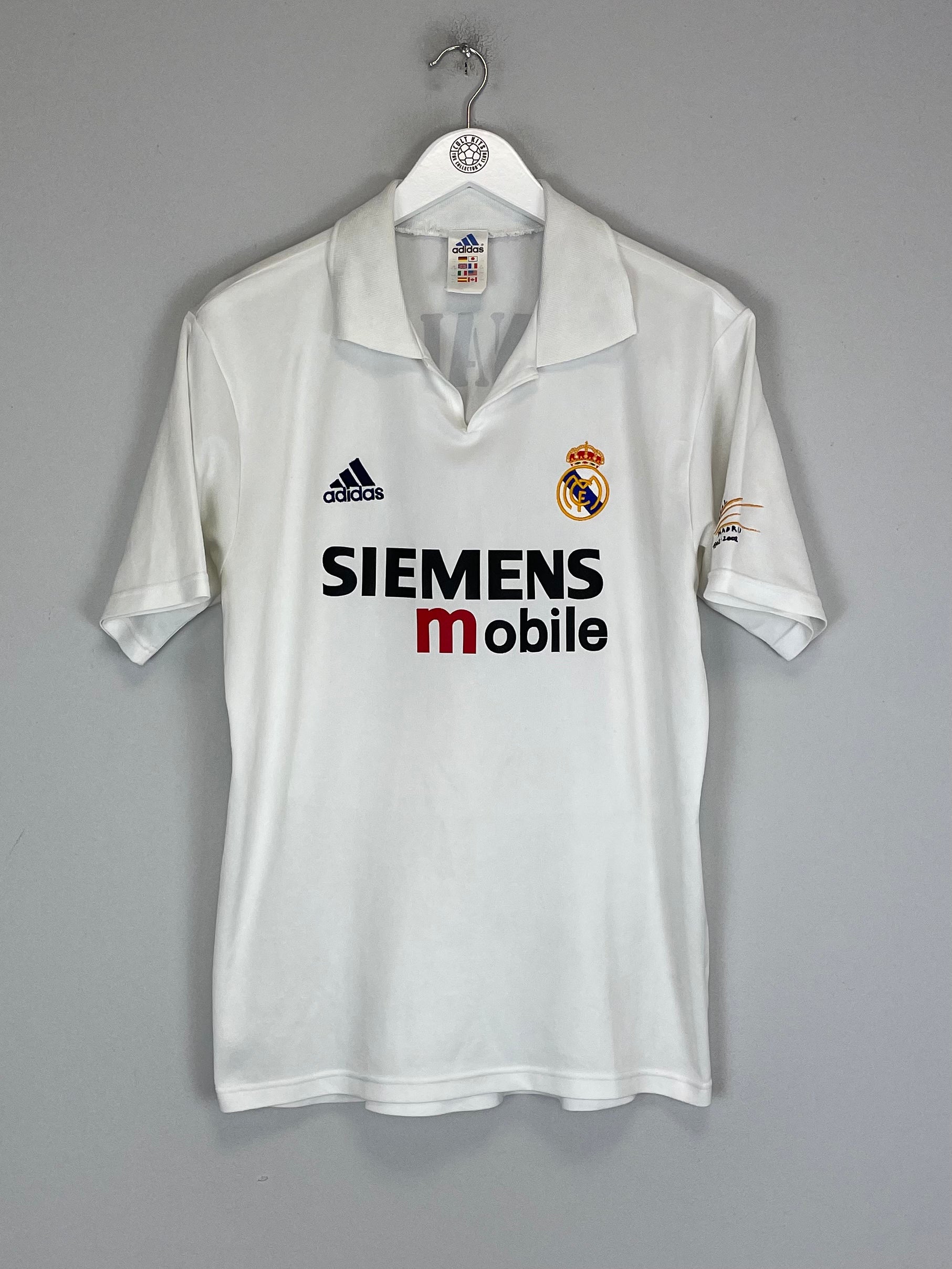 Shop 2002/03 REAL MADRID RONALDO #11 *CENTENARY* HOME SHIRT (S) ADIDAS, classic football shirts, vintage football shirts & retro soccer jerseys at Cult Kits