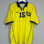 Shop 1997/98 AL NASSR AL DHAFERI #15 HOME SHIRT (XXL) NIKE, classic football shirts, vintage football shirts & retro soccer jerseys at Cult Kits