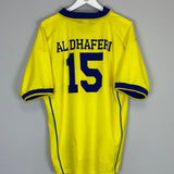 Shop 1997/98 AL NASSR AL DHAFERI #15 HOME SHIRT (XXL) NIKE, classic football shirts, vintage football shirts & retro soccer jerseys at Cult Kits