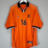 1998/00 NETHERLANDS DAVIDS #16 HOME SHIRT (L) NIKE