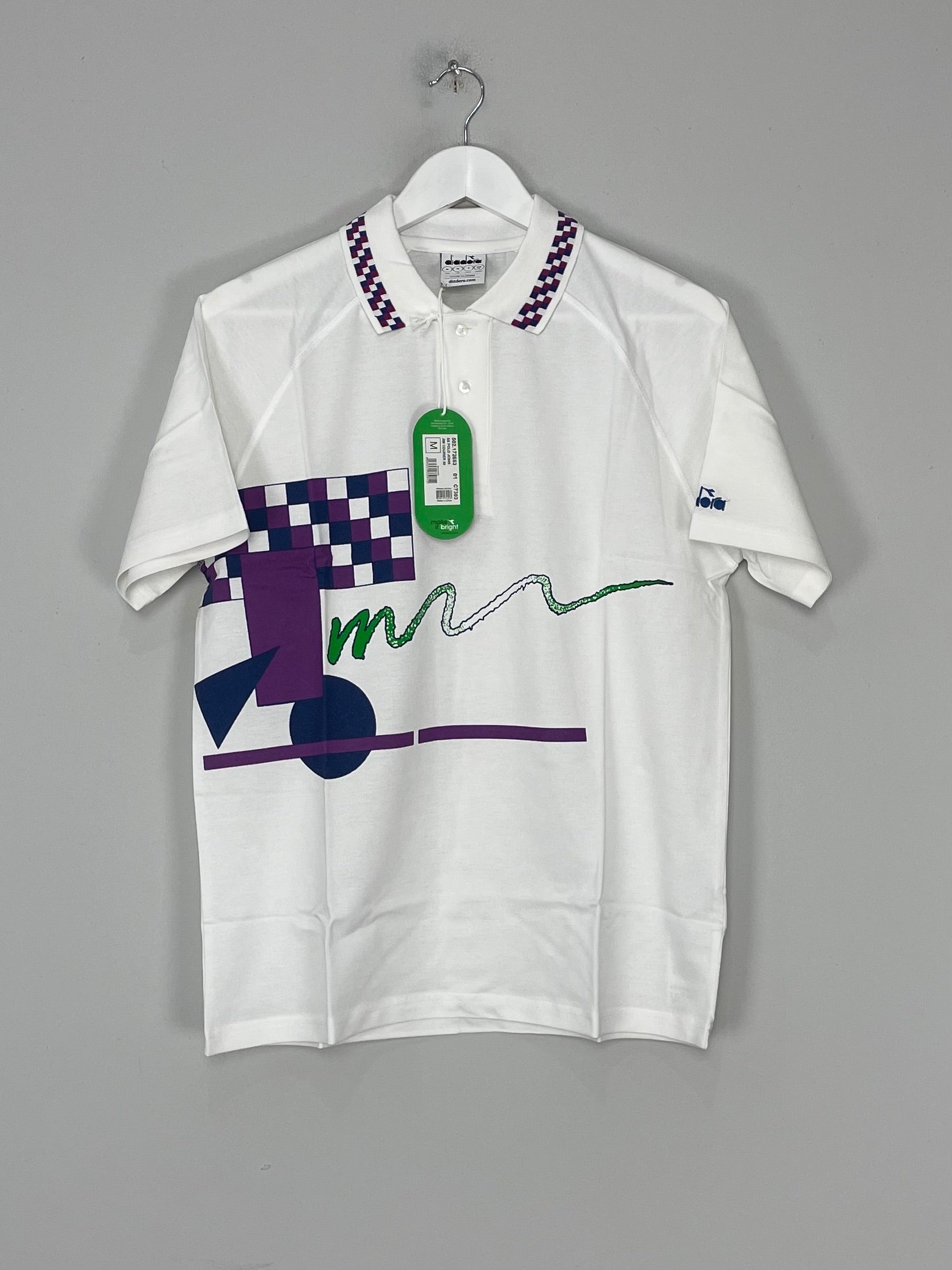 Shop DIADORA 'JIM COURIER' *BNWT* POLO SHIRT (MULTIPLE SIZES), classic football shirts, vintage football shirts & retro soccer jerseys at Cult Kits