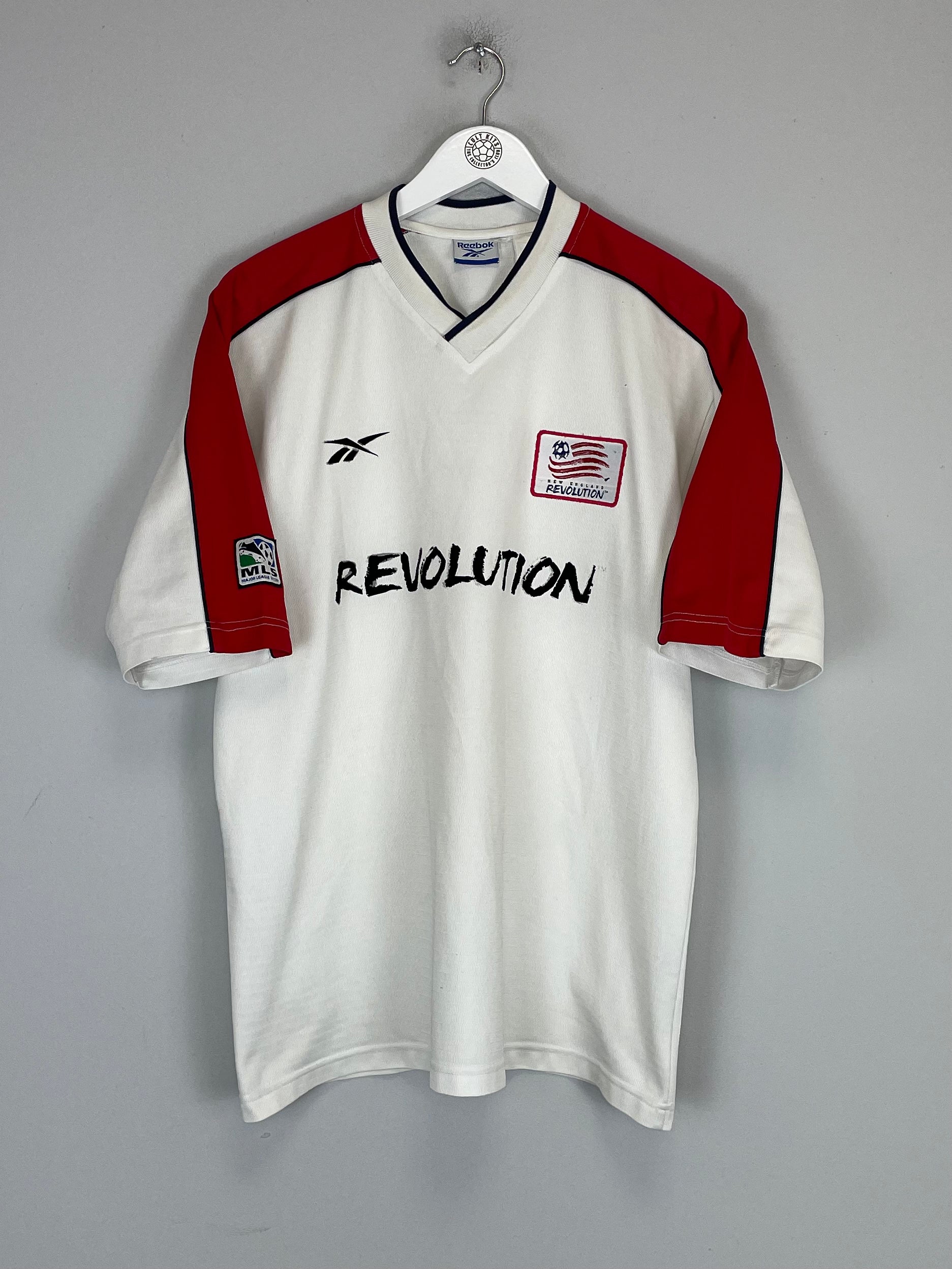 Shop 2006 NEW ENGLAND REVOLUTION HOME SHIRT (L) REEBOK, classic football shirts, vintage football shirts & retro soccer jerseys at Cult Kits