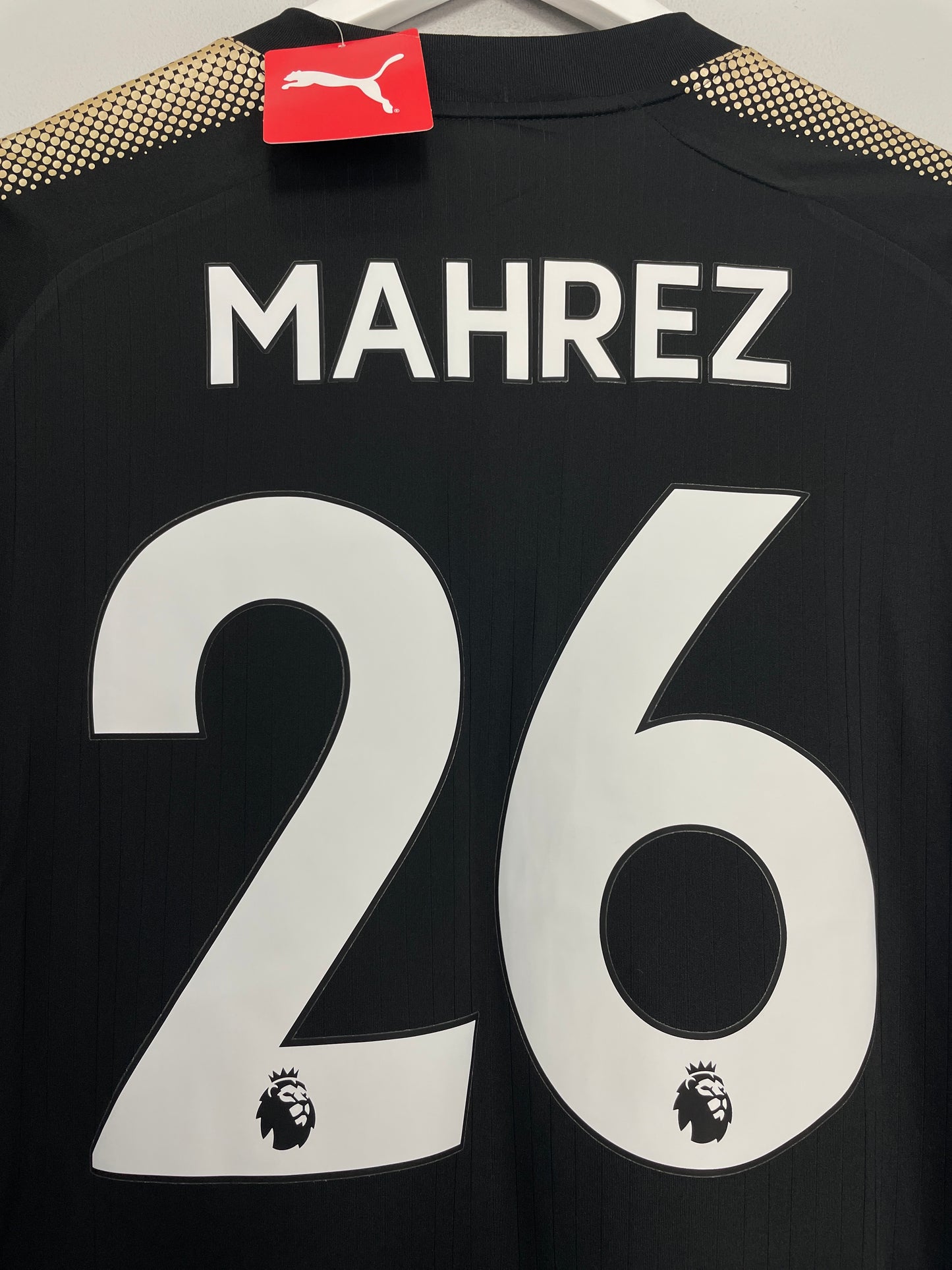 2017/18 LEICESTER CITY MAHREZ #26 *BNWT* L/S AWAY SHIRT (XL) PUMA