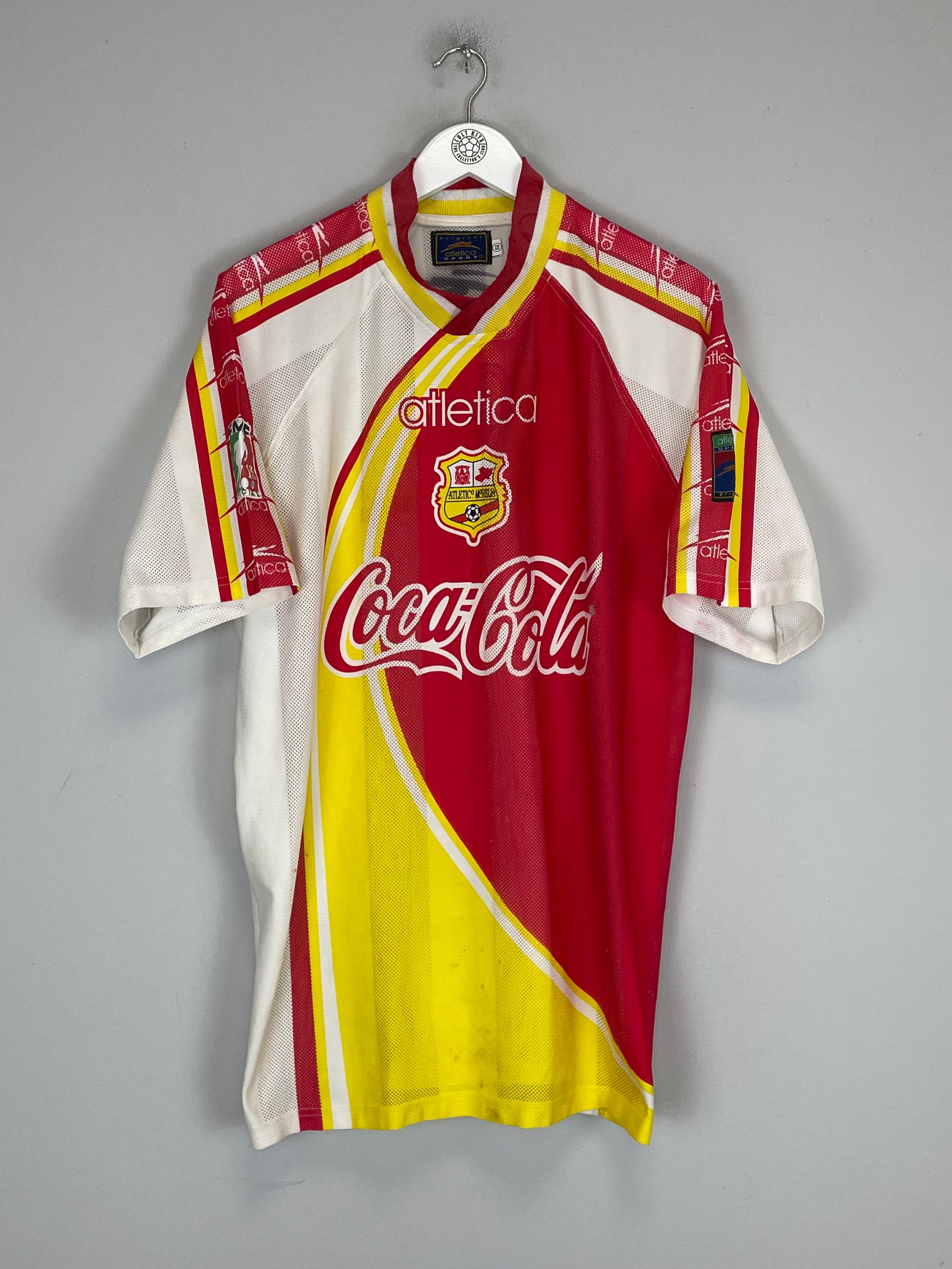 Shop 1998/99 MONARCAS MORELIA AWAY SHIRT (XL) ATLETICA, classic football shirts, vintage football shirts & retro soccer jerseys at Cult Kits