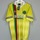 Shop 2000/01 LOYLE CARNER FC *BNWT* AWAY SHIRT (L) UMBRO, classic football shirts, vintage football shirts & retro soccer jerseys at Cult Kits