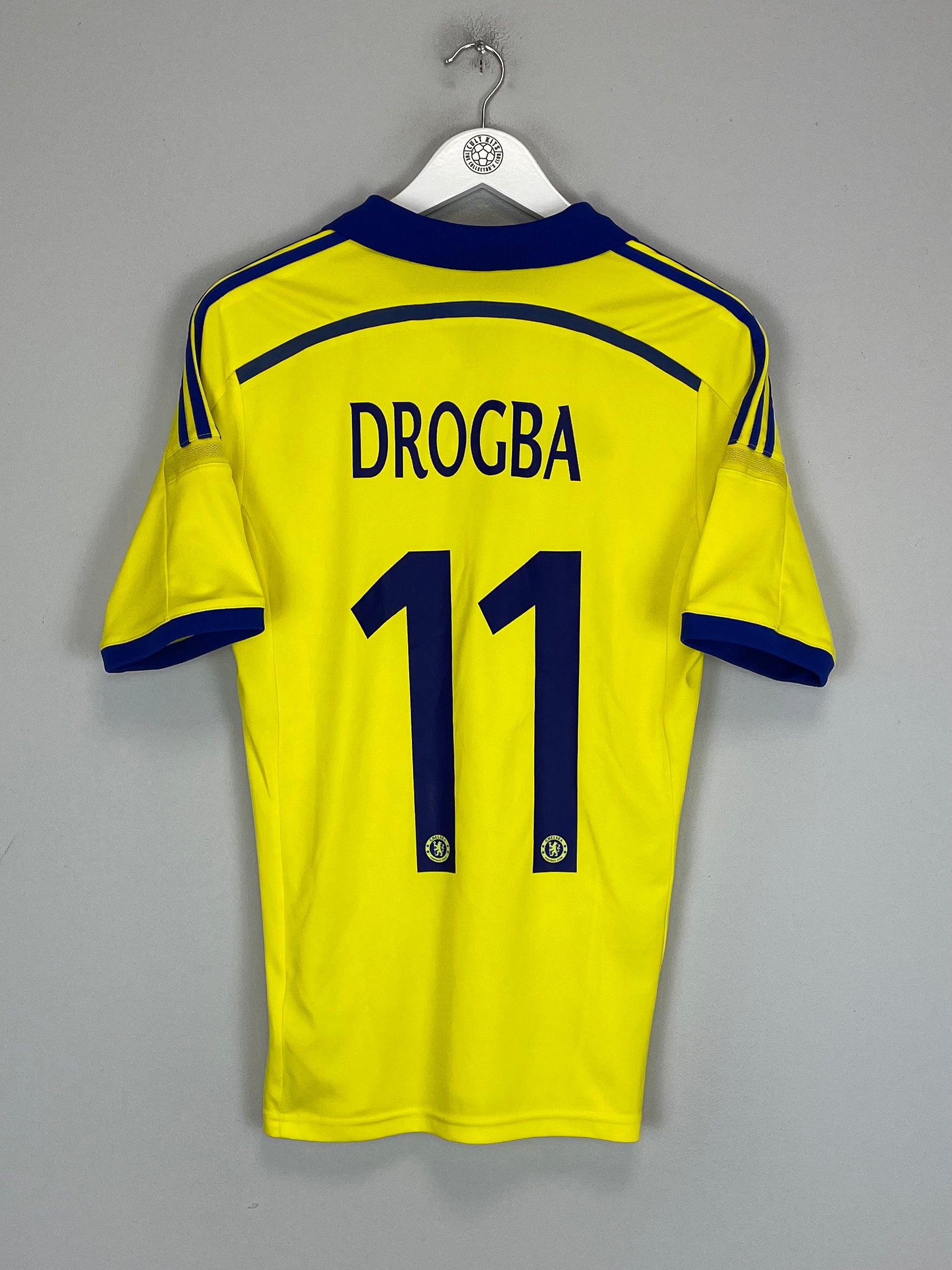 Shop 2014/15 CHELSEA DROGBA #11 AWAY SHIRT (S) ADIDAS, classic football shirts, vintage football shirts & retro soccer jerseys at Cult Kits