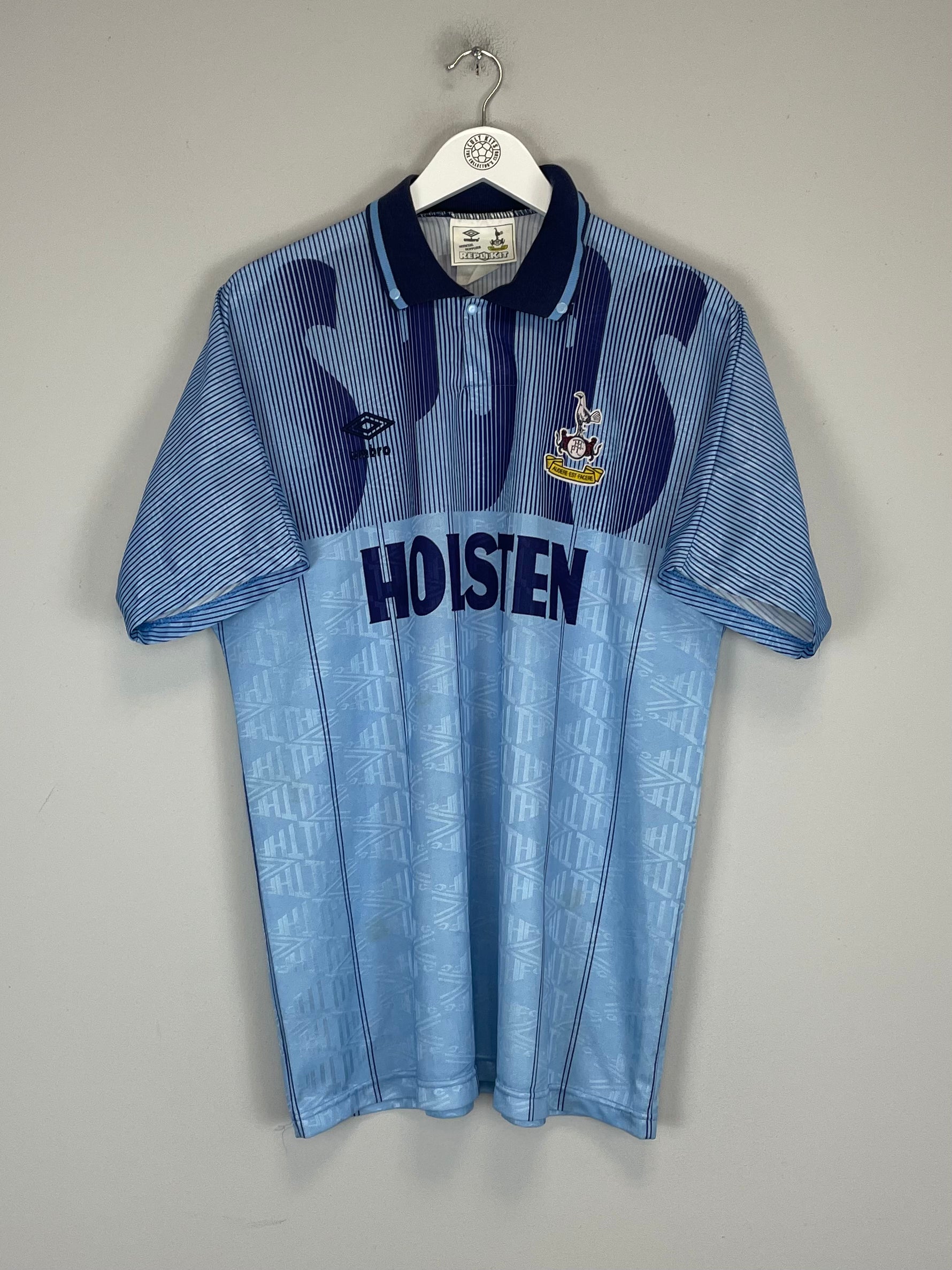Shop 1991/94 TOTTENHAM THIRD SHIRT (L) UMBRO, classic football shirts, vintage football shirts & retro soccer jerseys at Cult Kits