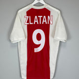 2002/03 AJAX ZLATAN #9 HOME SHIRT (M) ADIDAS