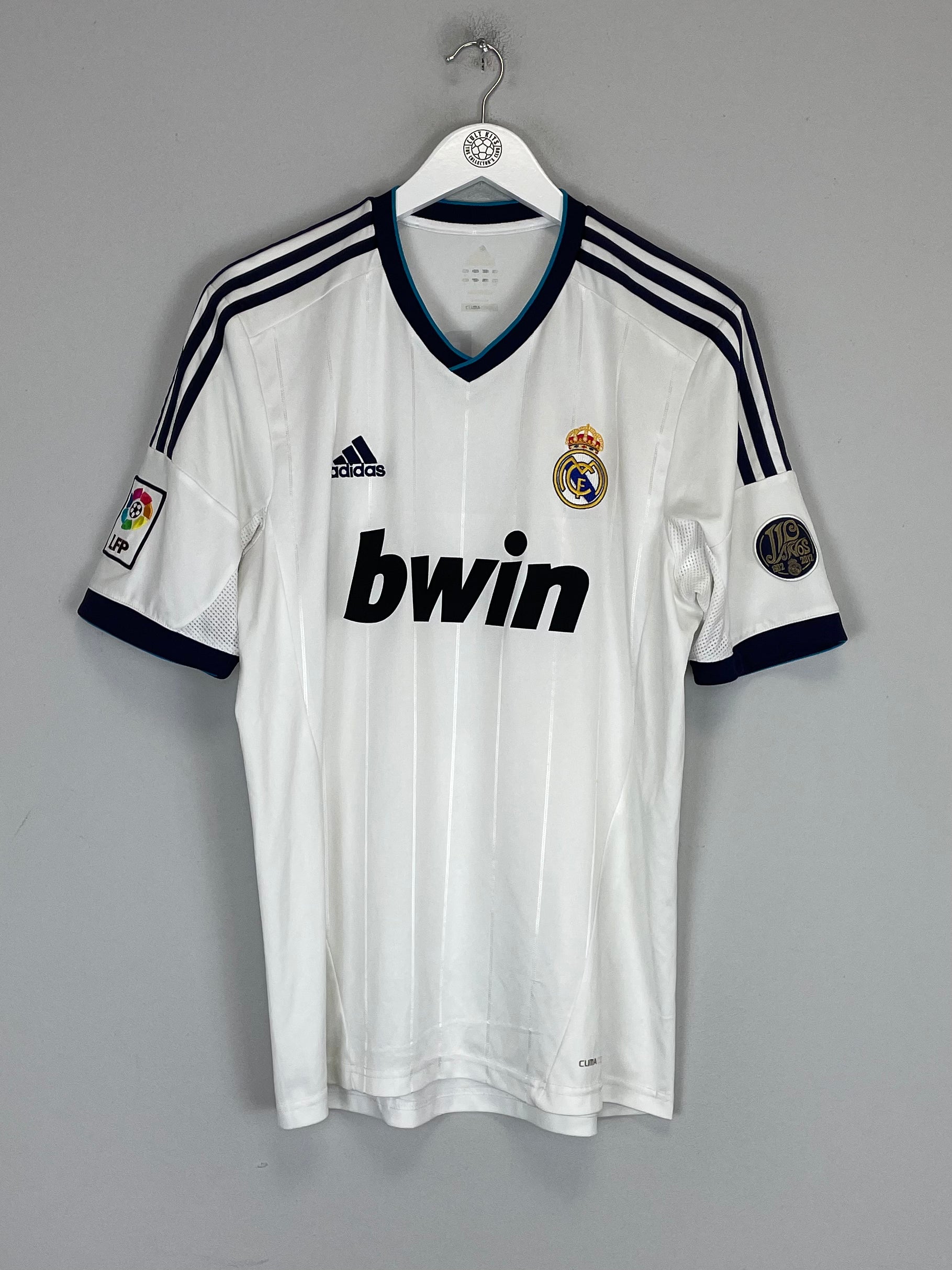 Shop 2012/13 REAL MADRID SERGIO RAMOS #4 HOME SHIRT (L) ADIDAS, classic football shirts, vintage football shirts & retro soccer jerseys at Cult Kits