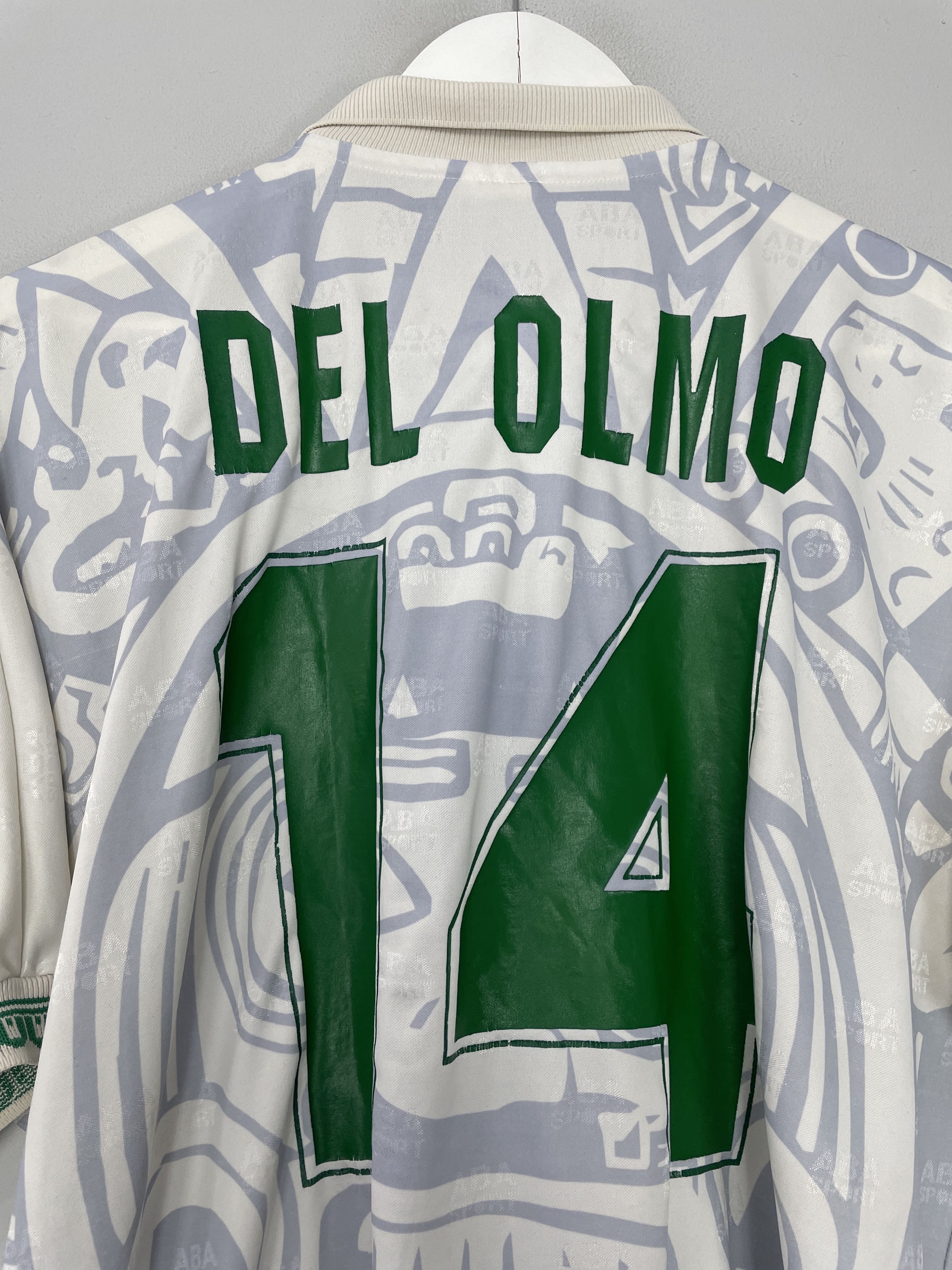 Shop 1996/98 MEXICO DEL OLMO #14 AWAY SHIRT (M) ABA SPORT, classic football shirts, vintage football shirts & retro soccer jerseys at Cult Kits