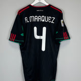 Shop 2010/11 MEXICO R.MARQUEZ #4 AWAY SHIRT (L) ADIDAS, classic football shirts, vintage football shirts & retro soccer jerseys at Cult Kits