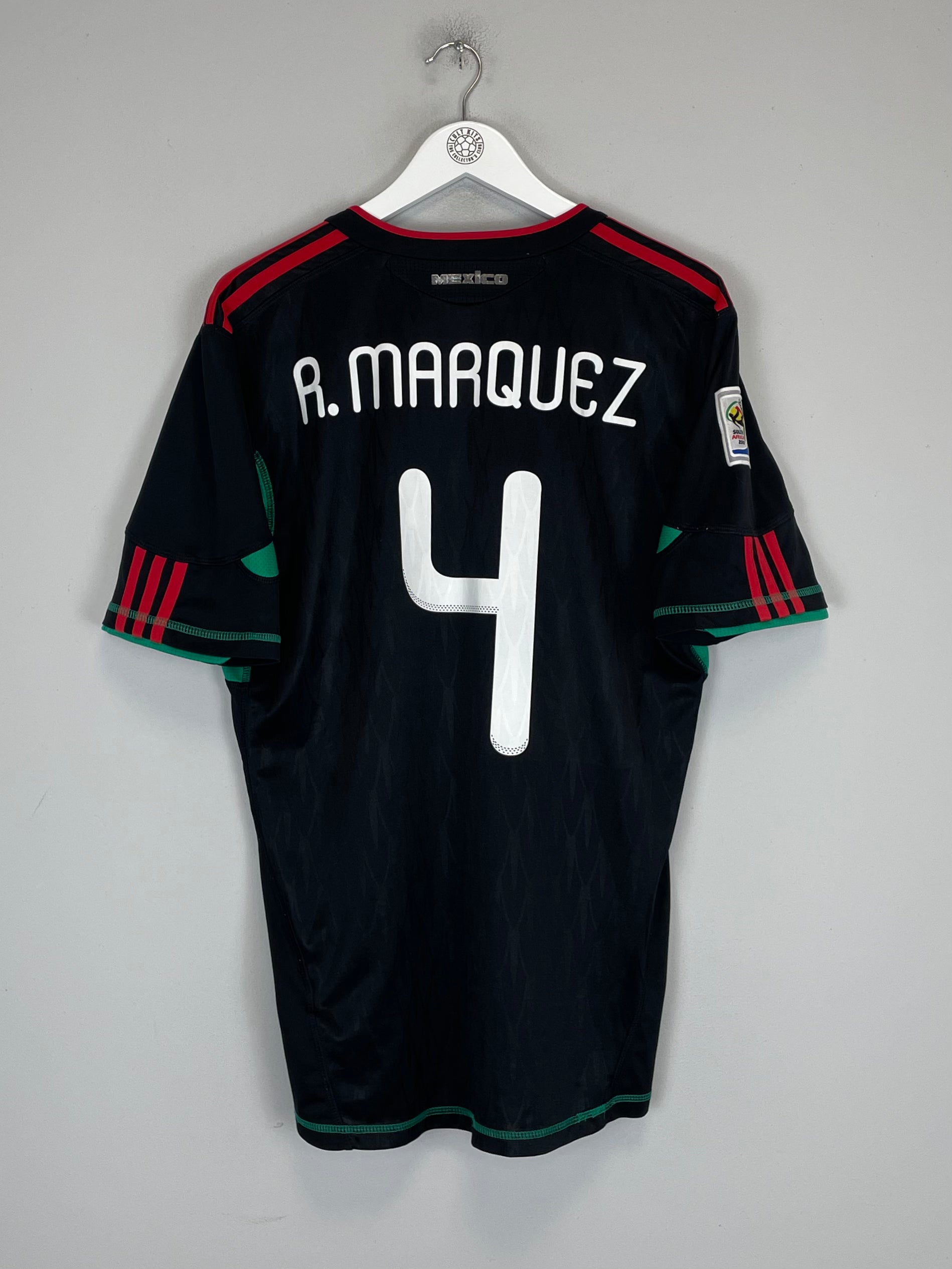 Shop 2010/11 MEXICO R.MARQUEZ #4 AWAY SHIRT (L) ADIDAS, classic football shirts, vintage football shirts & retro soccer jerseys at Cult Kits