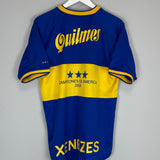 Shop 2000/01 BOCA JUNIORS *SPECIAL* HOME SHIRT (M) NIKE, classic football shirts, vintage football shirts & retro soccer jerseys at Cult Kits