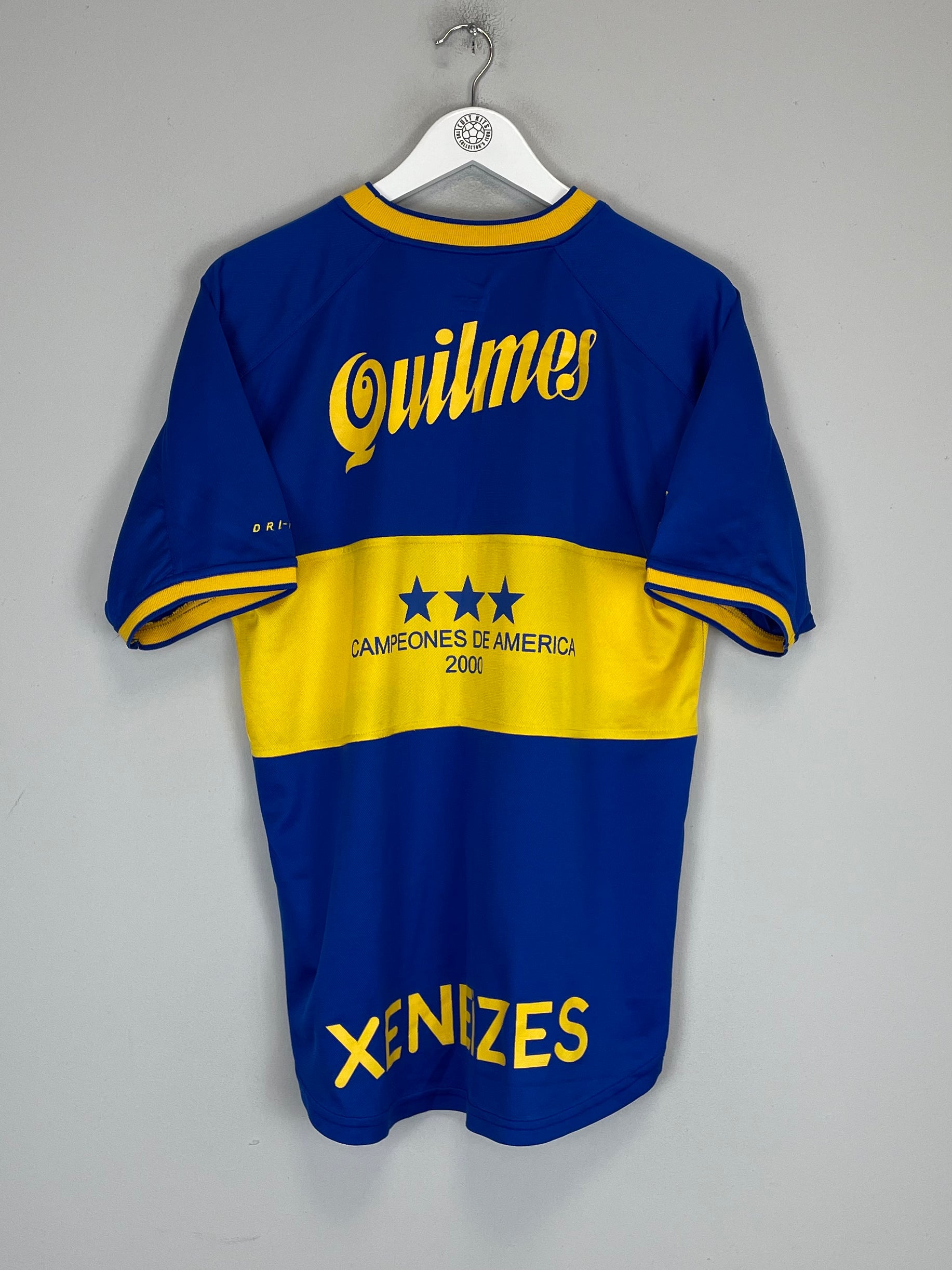Shop 2000/01 BOCA JUNIORS *SPECIAL* HOME SHIRT (M) NIKE, classic football shirts, vintage football shirts & retro soccer jerseys at Cult Kits