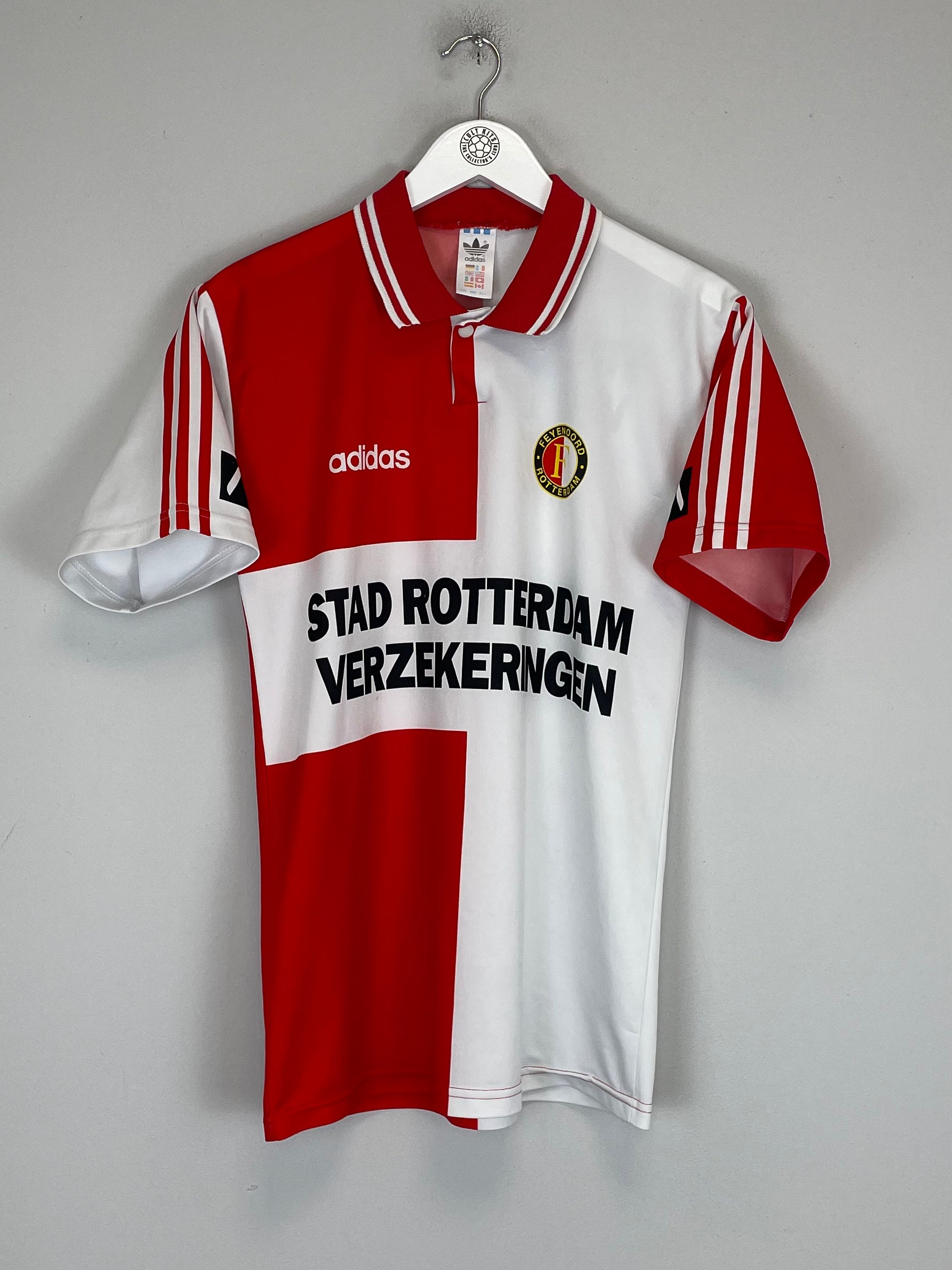 Shop 1994/96 FEYENOORD HOME SHIRT (S) ADIDAS, classic football shirts, vintage football shirts & retro soccer jerseys at Cult Kits