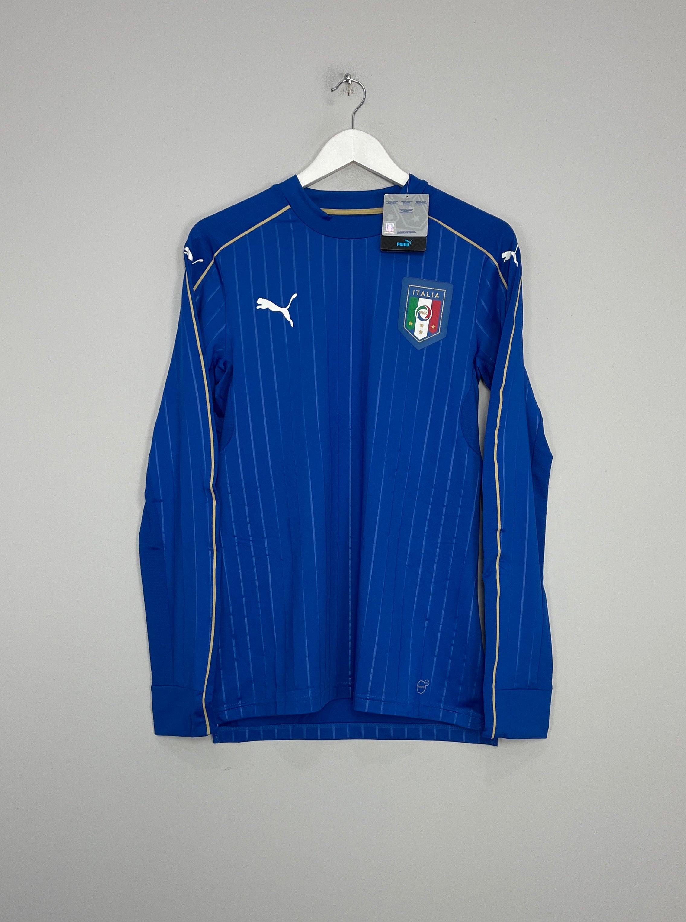 Shop 2016/17 ITALY *BNWT* PLAYER SPEC HOME SHIRT (MULTIPLE SIZES) PUMA, classic football shirts, vintage football shirts & retro soccer jerseys at Cult Kits