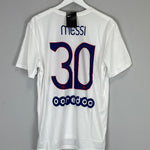 Shop 2021/22 PSG Messi #30 *BNWT* Tee (Multiple Sizes) Nike, classic football shirts, vintage football shirts & retro soccer jerseys at Cult Kits