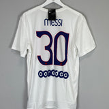 Shop 2021/22 PSG Messi #30 *BNWT* Tee (Multiple Sizes) Nike, classic football shirts, vintage football shirts & retro soccer jerseys at Cult Kits