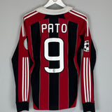 2012/13 AC MILAN PATO #9 L/S C/L HOME SHIRT (S) ADIDAS
