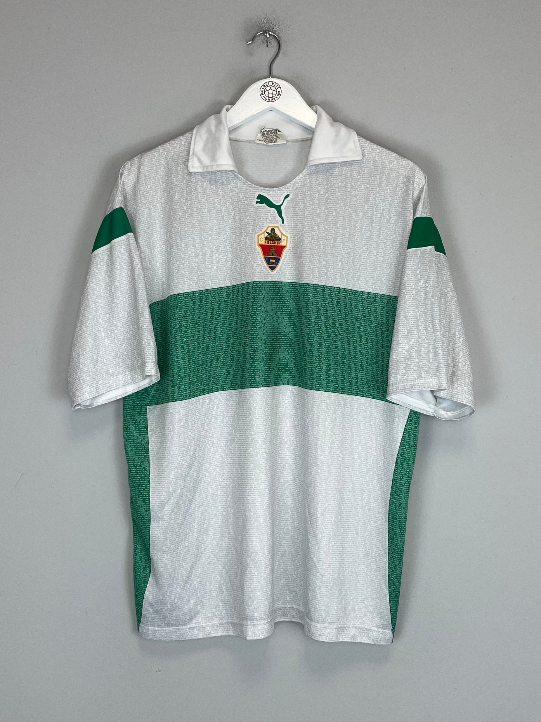 Shop 2003/04 ELCHE SPECIAL HOME SHIRT (L) PUMA, classic football shirts, vintage football shirts & retro soccer jerseys at Cult Kits