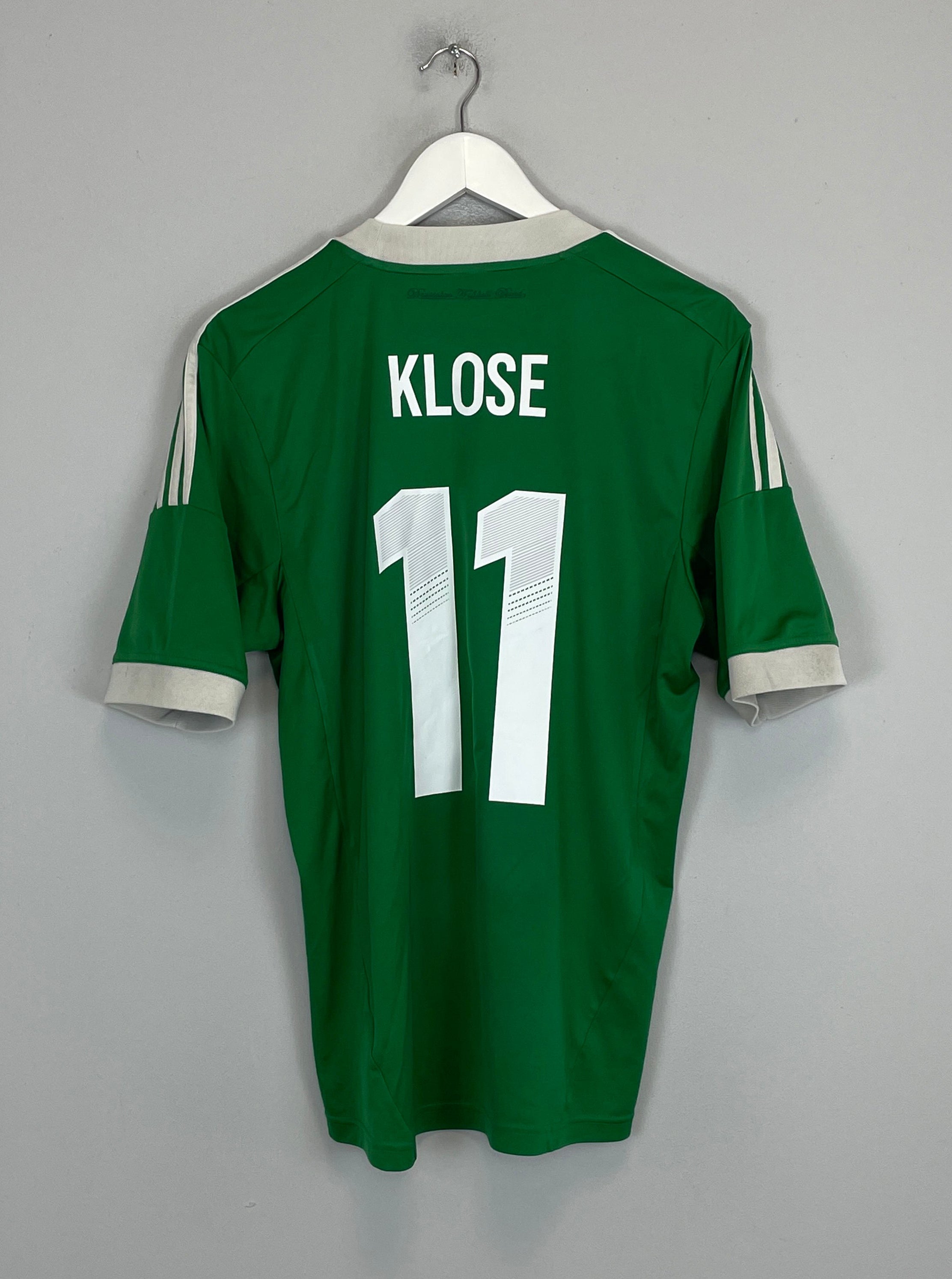 Shop 2012/13 GERMANY KLOSE #11 AWAY SHIRT (M) ADIDAS, classic football shirts, vintage football shirts & retro soccer jerseys at Cult Kits