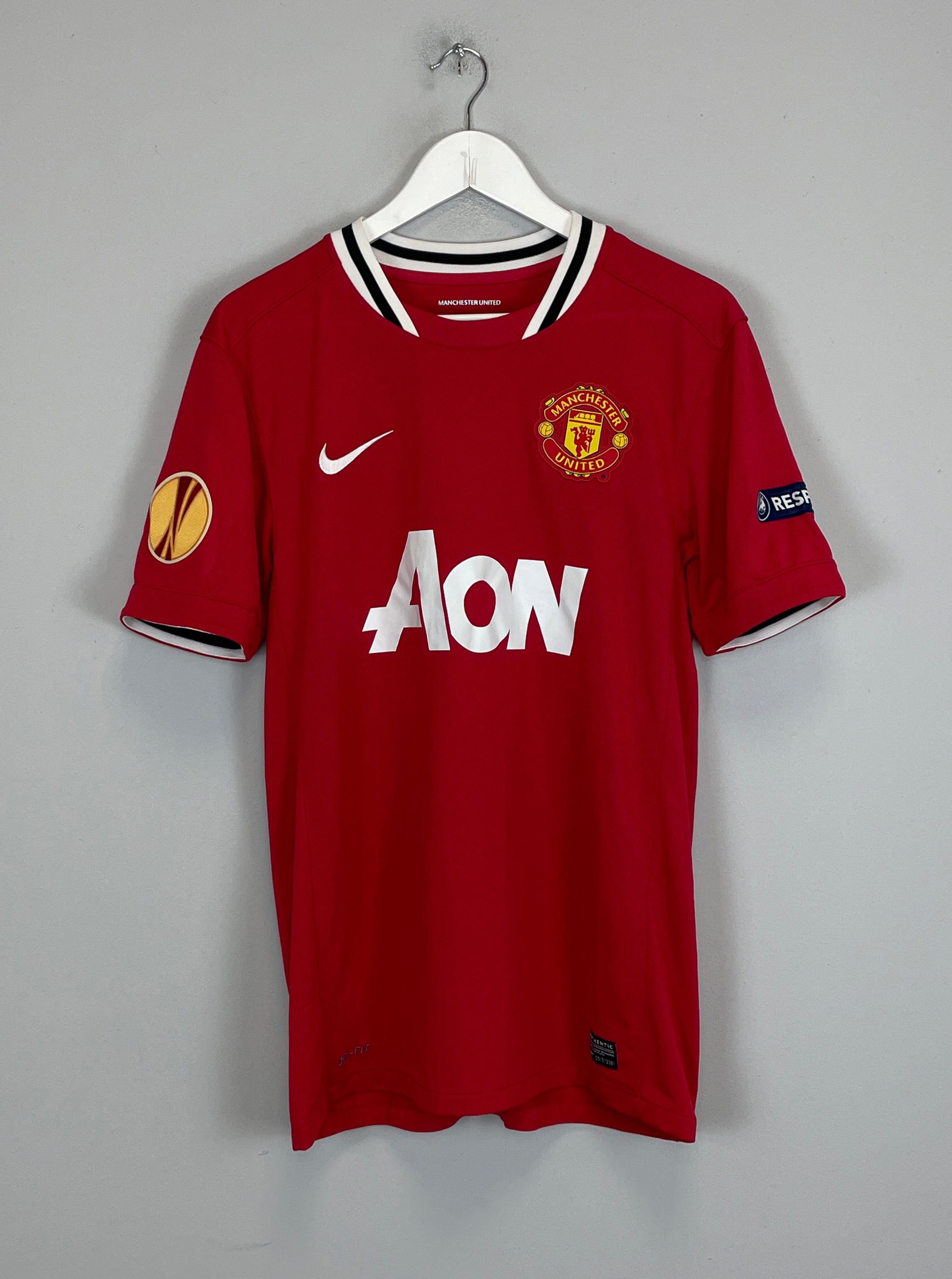 Shop 2011/12 MANCHESTER UNITED BERBATOV #9 E/L HOME SHIRT (M) ADIDAS, classic football shirts, vintage football shirts & retro soccer jerseys at Cult Kits