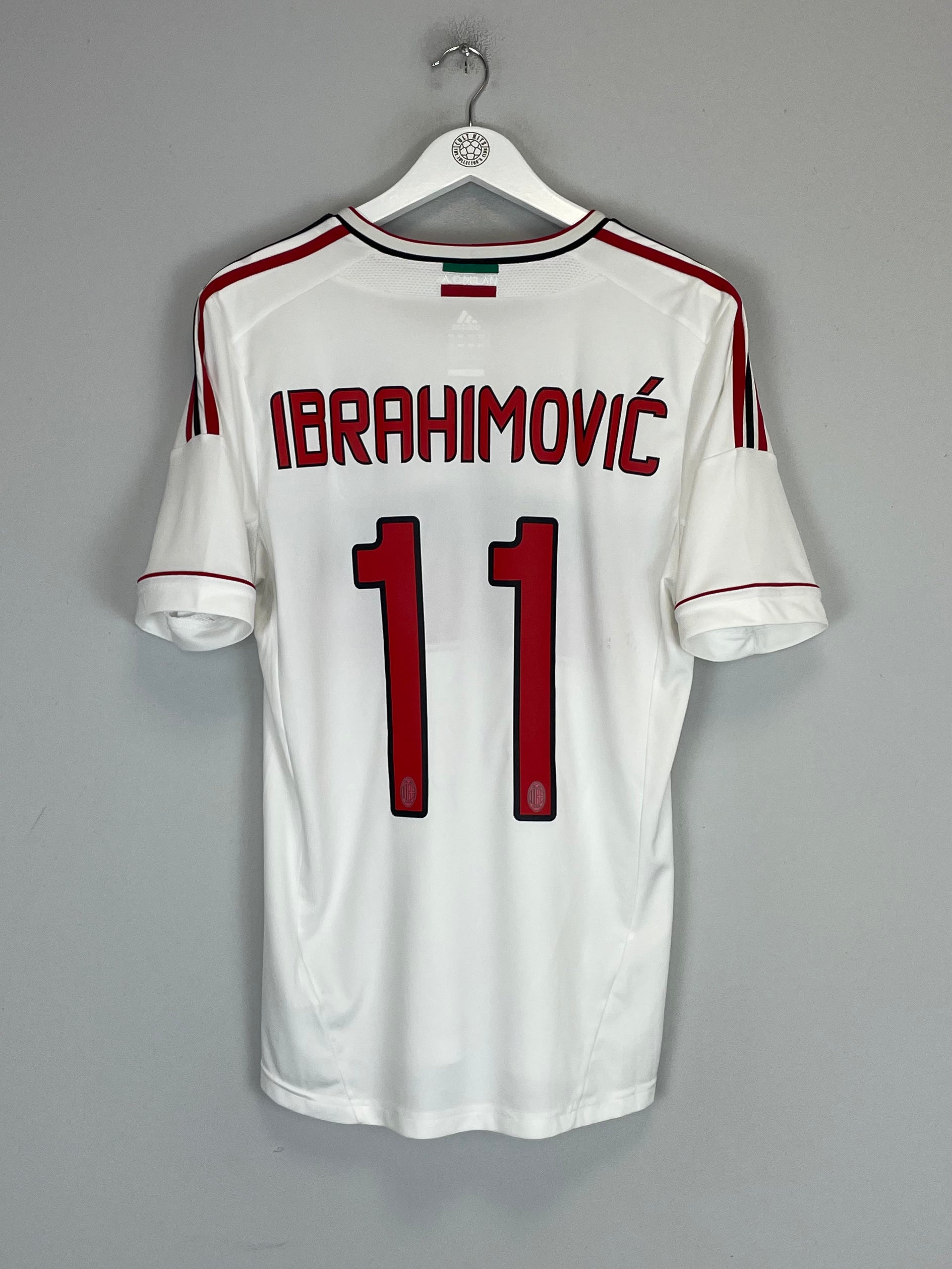 Shop 2012/13 AC MILAN IBRAHIMOVIC #11 AWAY SHIRT (M) ADIDAS, classic football shirts, vintage football shirts & retro soccer jerseys at Cult Kits