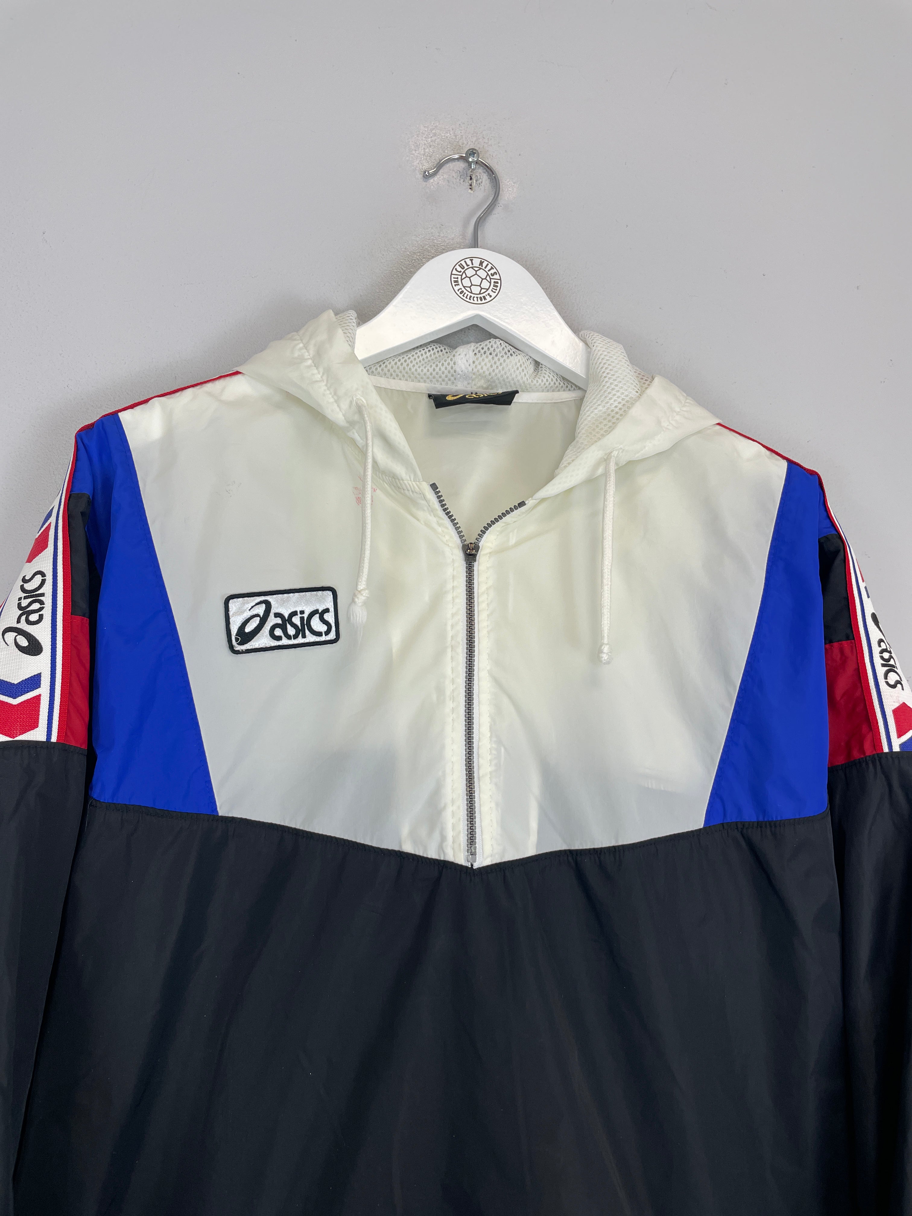 Shop 2000/01 ASICS 1/4 ZIP WINDBREAKER JACKET (M), classic football shirts, vintage football shirts & retro soccer jerseys at Cult Kits