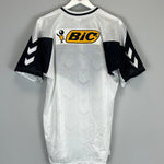 Shop 1990/93 FC LUGANO *MINT* HOME SHIRT (XL) HUMMEL, classic football shirts, vintage football shirts & retro soccer jerseys at Cult Kits