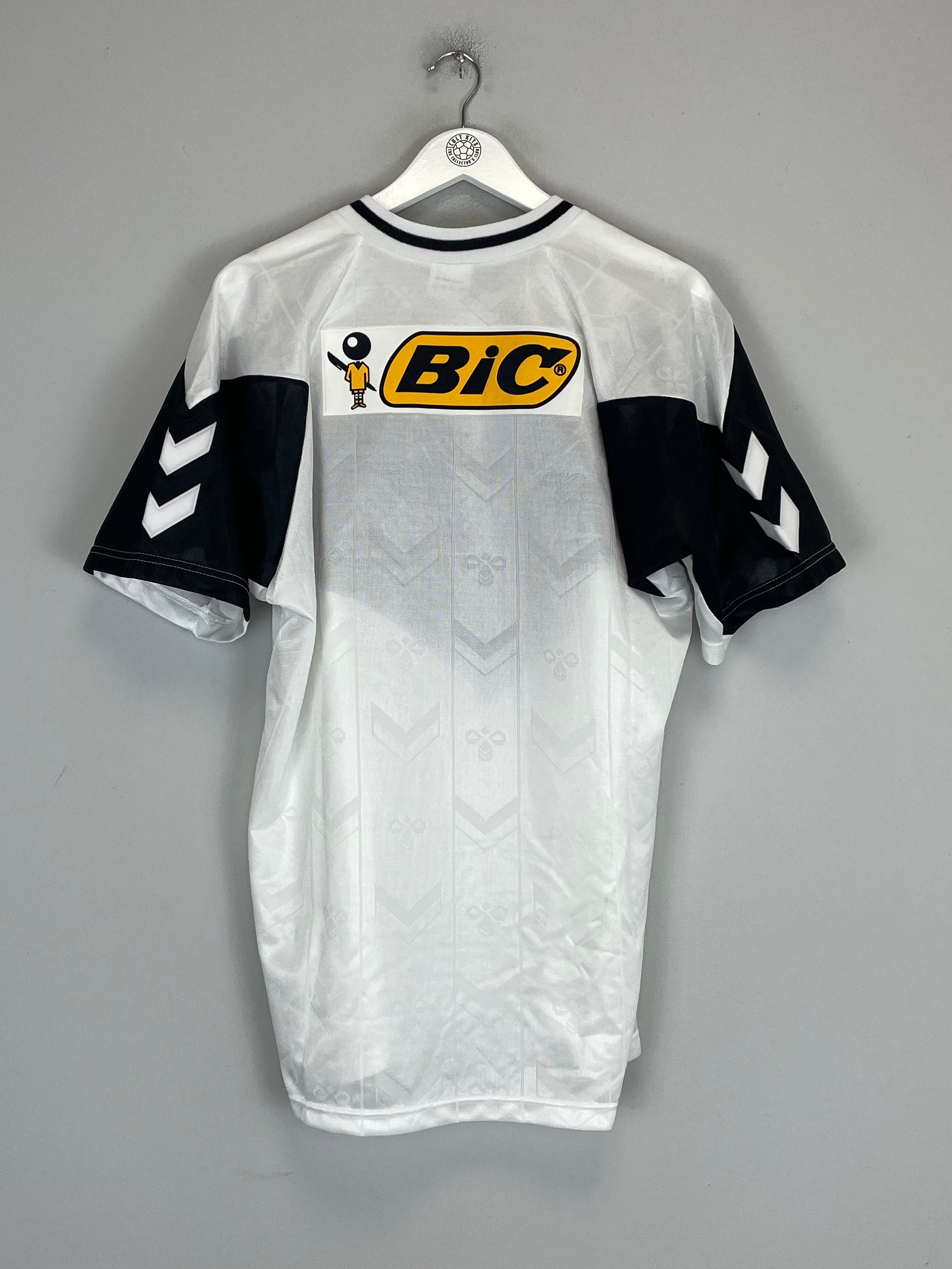 Shop 1990/93 FC LUGANO *MINT* HOME SHIRT (XL) HUMMEL, classic football shirts, vintage football shirts & retro soccer jerseys at Cult Kits