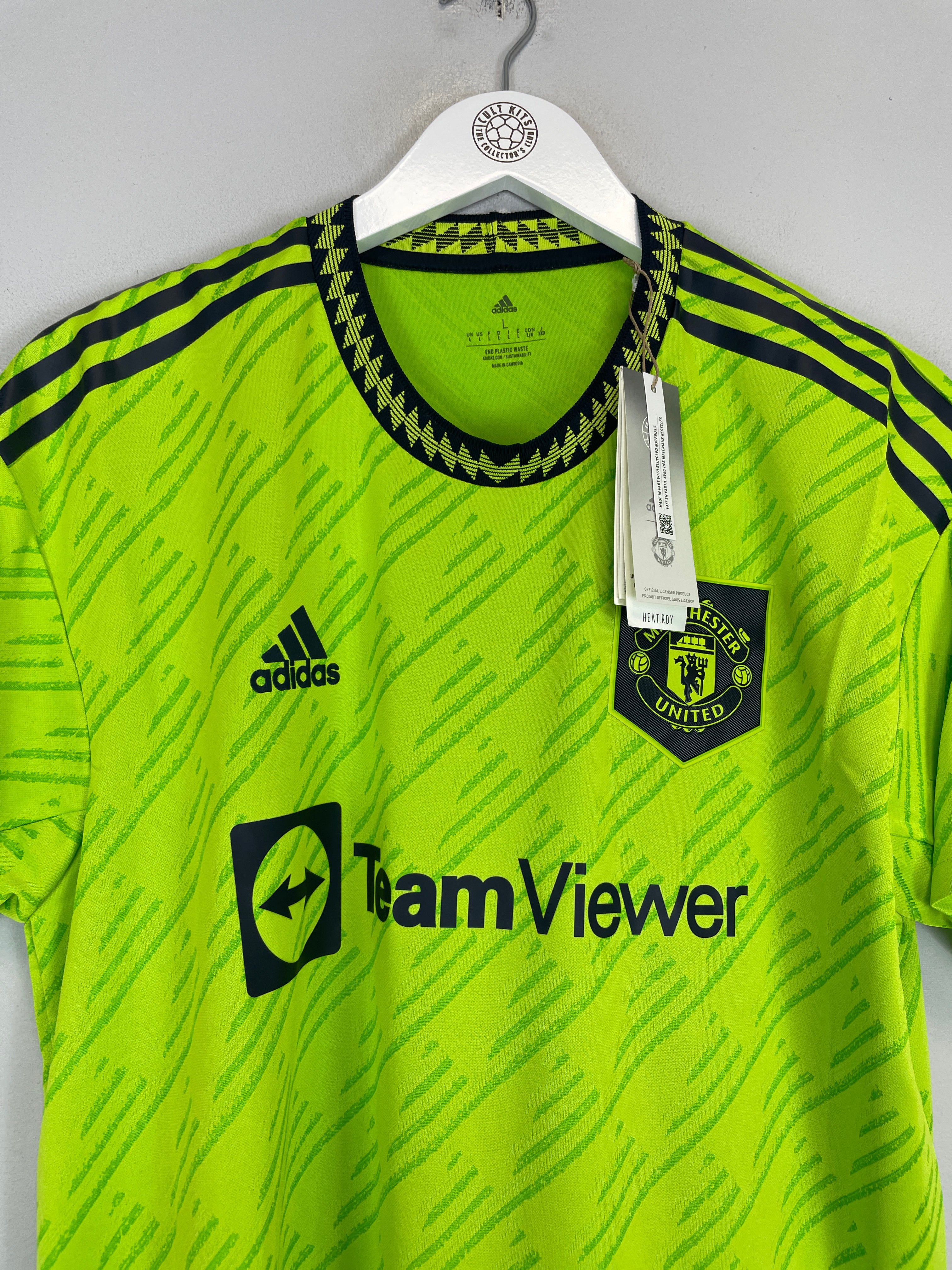 Shop 2022/23 Manchester United *BNWT* Authentic Third Shirt (Multiple Sizes) Adidas, classic football shirts, vintage football shirts & retro soccer jerseys at Cult Kits