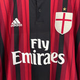 2014/15 AC MILAN MONTOLIVO #18 HOME SHIRT (XL) ADIDAS