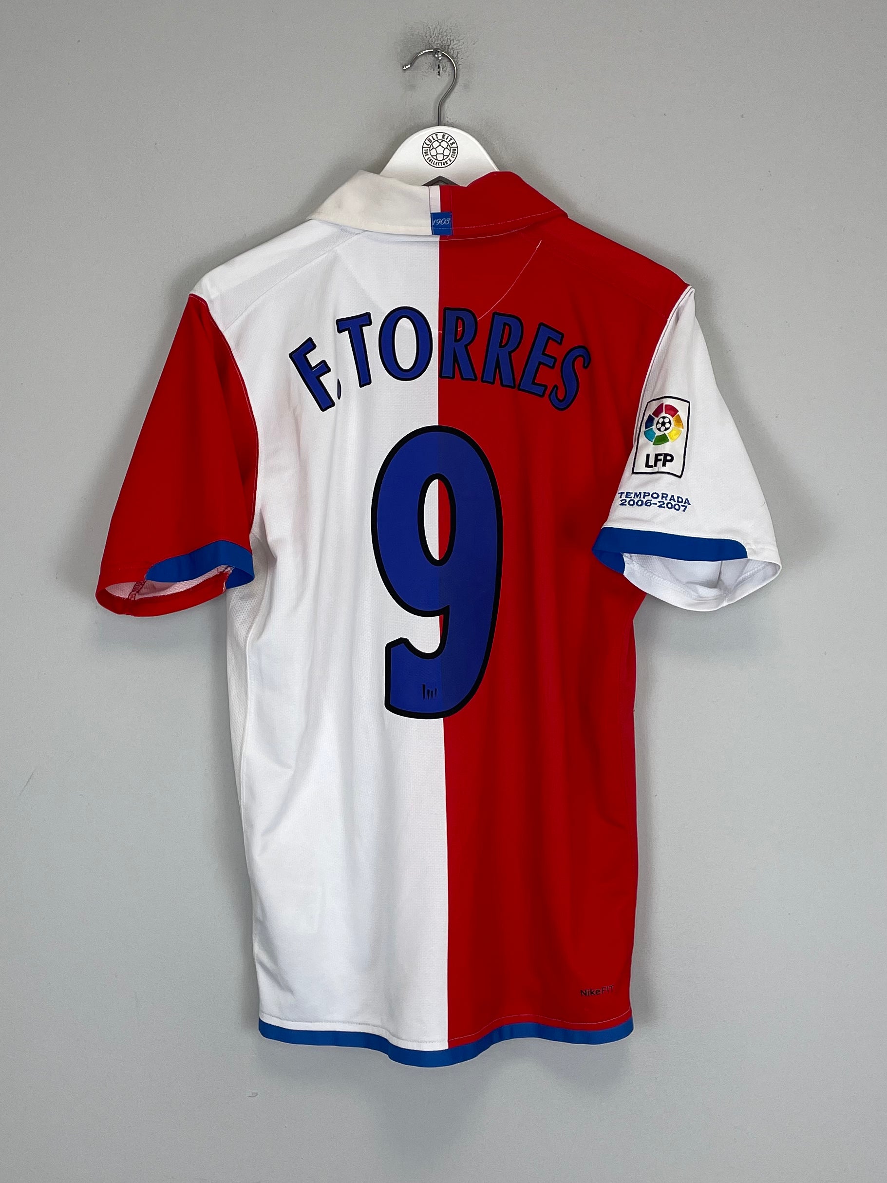Shop 2006/07 ATLETICO MADRID TORRES #9 HOME SHIRT (M) NIKE, classic football shirts, vintage football shirts & retro soccer jerseys at Cult Kits