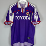 Shop 2001/02 FIORENTINA HOME SHIRT (L) MIZUNO, classic football shirts, vintage football shirts & retro soccer jerseys at Cult Kits