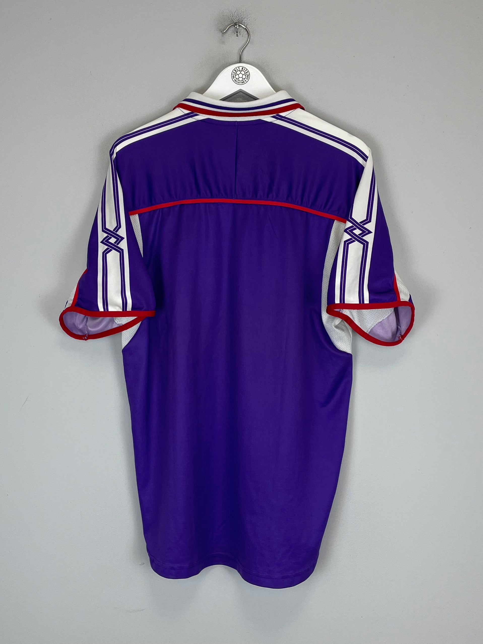 Shop 2001/02 FIORENTINA HOME SHIRT (L) MIZUNO, classic football shirts, vintage football shirts & retro soccer jerseys at Cult Kits