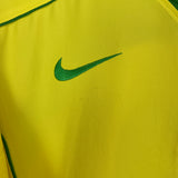 2004/06 BRAZIL RONALDINHO #10 HOME SHIRT (L) NIKE