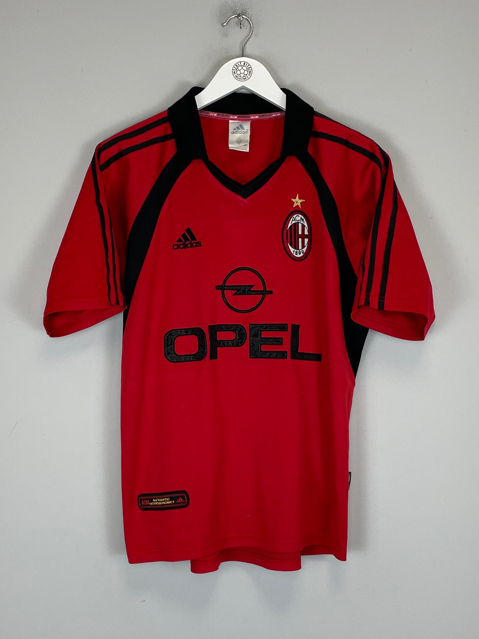 Shop 2001/02 AC MILAN INZAGHI #9 THIRD SHIRT (M) ADIDAS, classic football shirts, vintage football shirts & retro soccer jerseys at Cult Kits