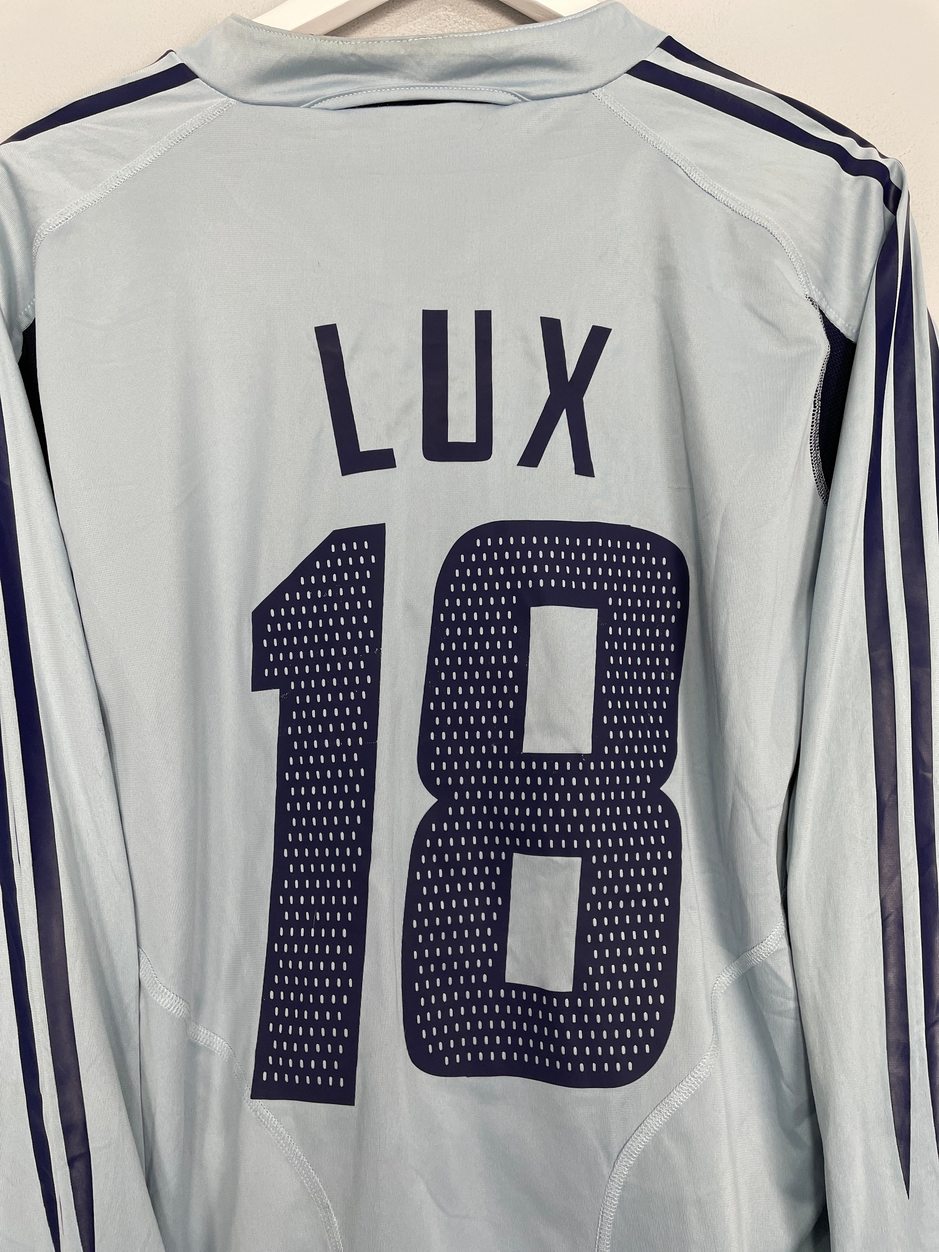 Shop 2004/05 ARGENTINA LUX #18 *PLAYER ISSUE* GK SHIRT (M) ADIDAS, classic football shirts, vintage football shirts & retro soccer jerseys at Cult Kits