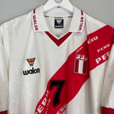 1999/00 PERU SOLANO #7 HOME SHIRT (XL) WALON