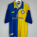 Shop 1997/99 LEEDS UNITED AWAY SHIRT (XL) PUMA, classic football shirts, vintage football shirts & retro soccer jerseys at Cult Kits