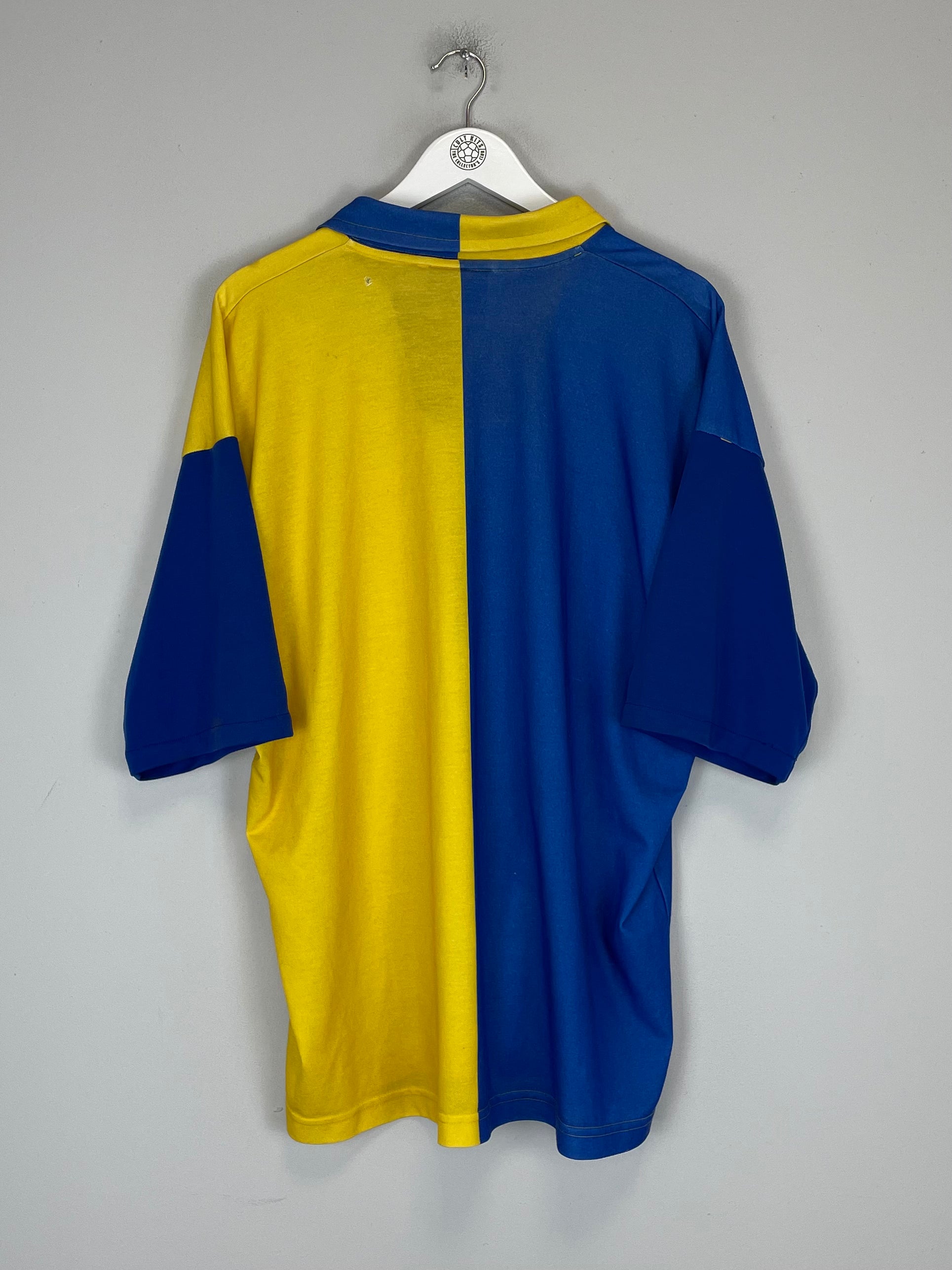 Shop 1997/99 LEEDS UNITED AWAY SHIRT (XL) PUMA, classic football shirts, vintage football shirts & retro soccer jerseys at Cult Kits