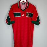 Shop 1998/99 MOROCCO HOME SHIRT (XL) PUMA, classic football shirts, vintage football shirts & retro soccer jerseys at Cult Kits