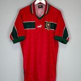 Shop 1998/99 MOROCCO HOME SHIRT (XL) PUMA, classic football shirts, vintage football shirts & retro soccer jerseys at Cult Kits