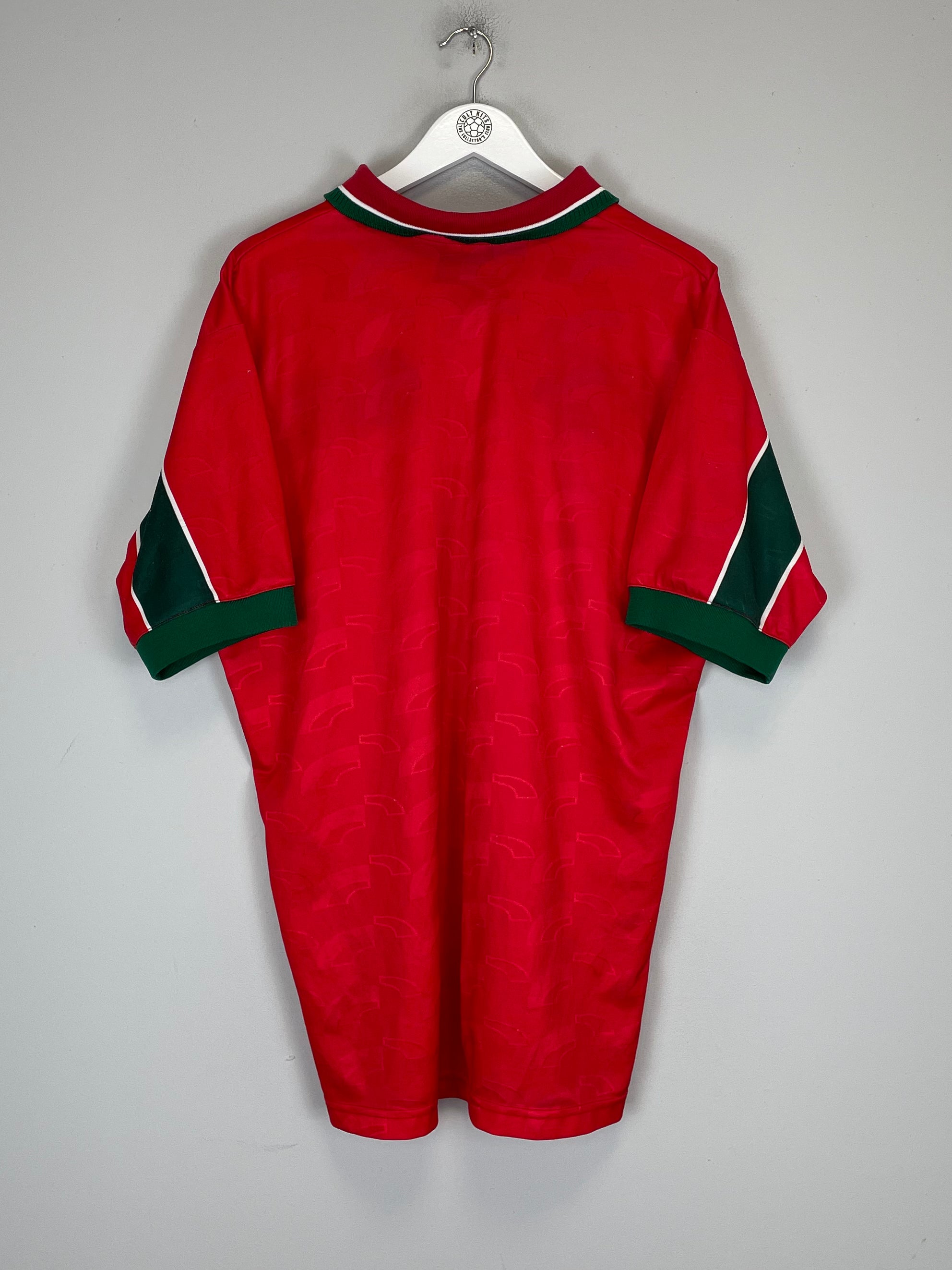 Shop 1998/99 MOROCCO HOME SHIRT (XL) PUMA, classic football shirts, vintage football shirts & retro soccer jerseys at Cult Kits