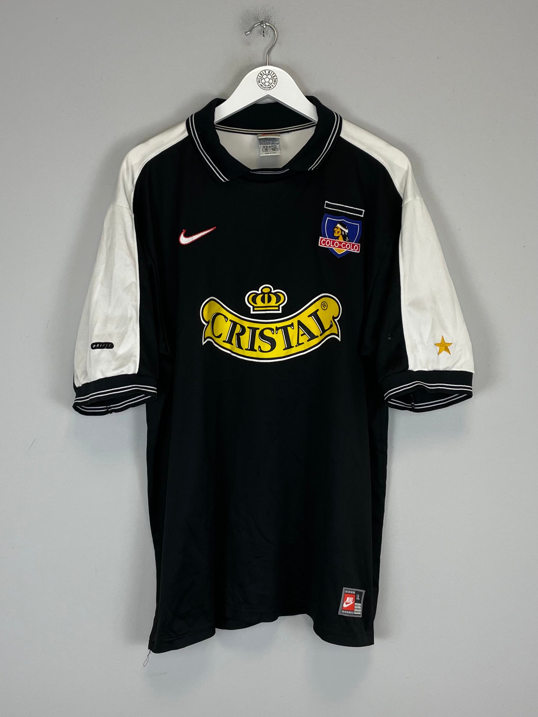Shop 1999/00 COLO COLO AWAY SHIRT (L/XL) NIKE, classic football shirts, vintage football shirts & retro soccer jerseys at Cult Kits