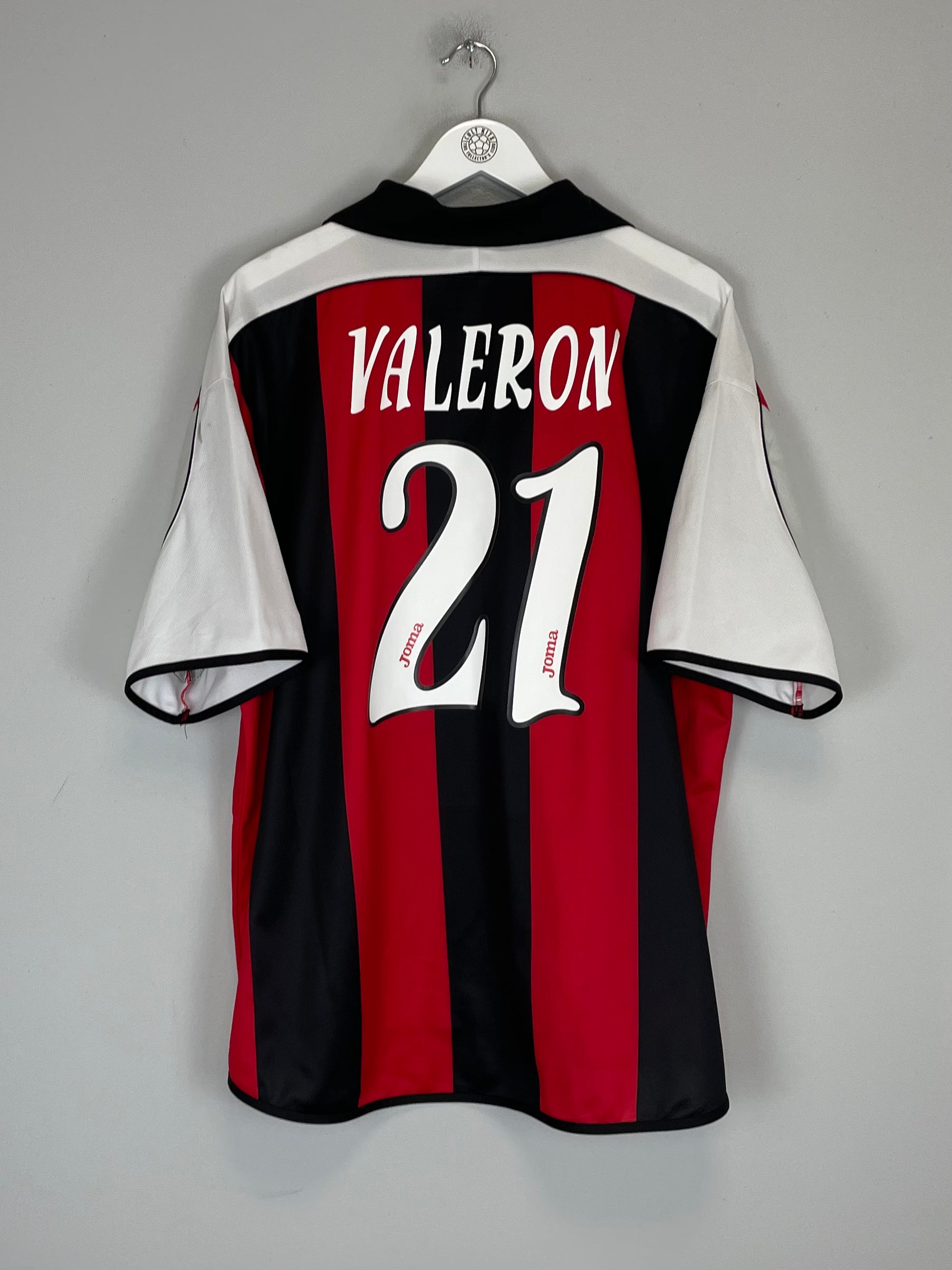 Shop 2001/02 DEPORTIVO LA CORUNA VALERON #21 AWAY SHIRT (XL) JOMA, classic football shirts, vintage football shirts & retro soccer jerseys at Cult Kits