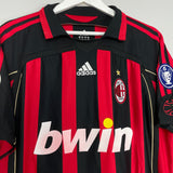 Shop 2006/07 AC MILAN KAKA #22 HOME SHIRT (XL) ADIDAS, classic football shirts, vintage football shirts & retro soccer jerseys at Cult Kits